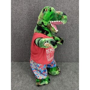 Build A Bear Plush 15" T-REX Dino Carnotaurus Dinosaur‎ Plush With BAB Clothes